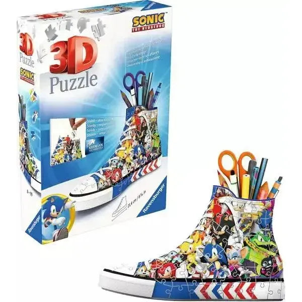 Sonic the Hedgehog Sneaker 112 Piece 3D Jigsaw Puzzle Ravensburger (ONLINE ORDER ONLY)