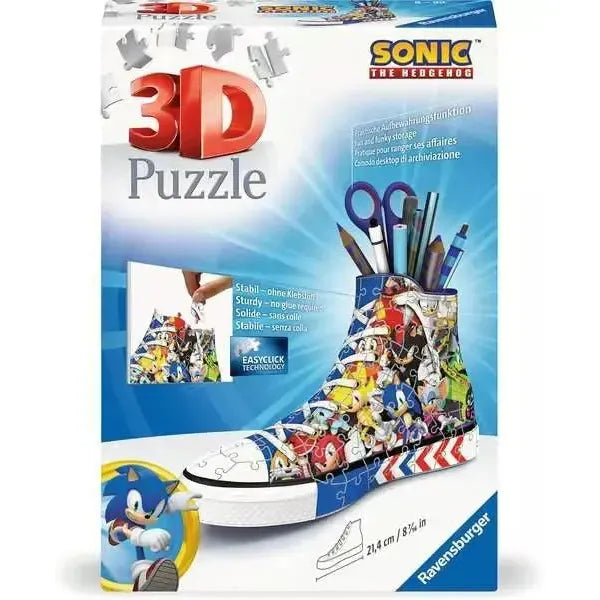 Sonic the Hedgehog Sneaker 112 Piece 3D Jigsaw Puzzle Ravensburger (ONLINE ORDER ONLY)