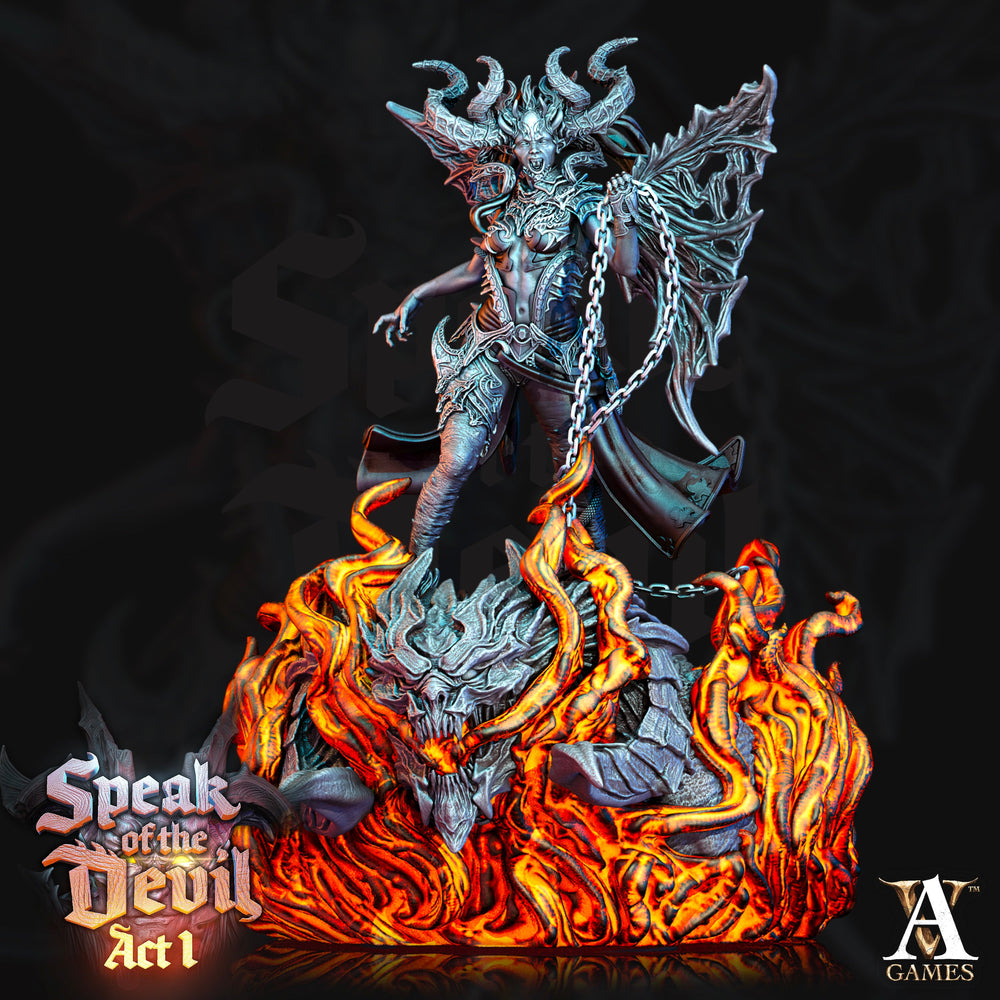 3D Printed Archvillain Games Fierna Speak of the Devil Act I 28 32mm D&D (Online Only)