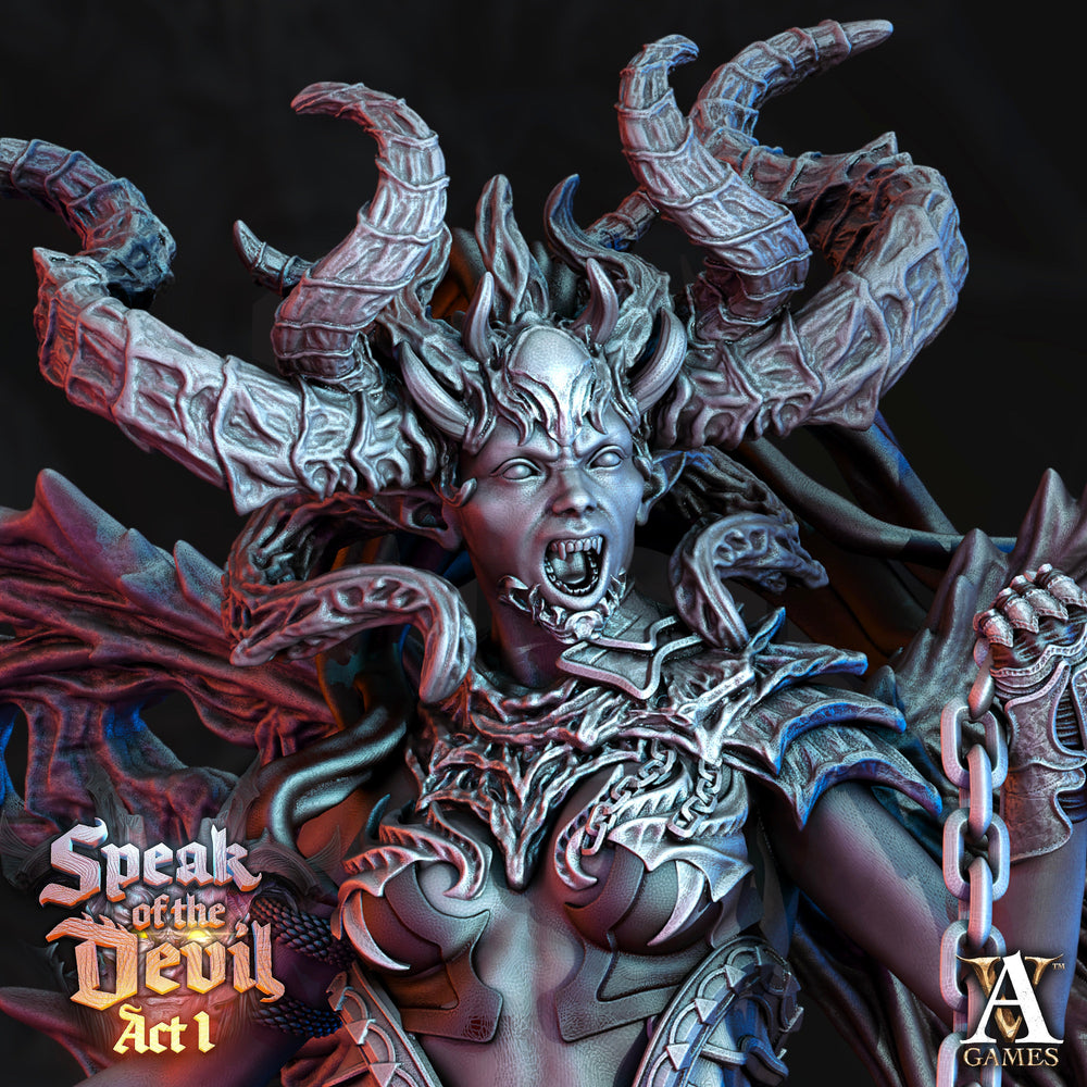 3D Printed Archvillain Games Fierna Speak of the Devil Act I 28 32mm D&D (Online Only)