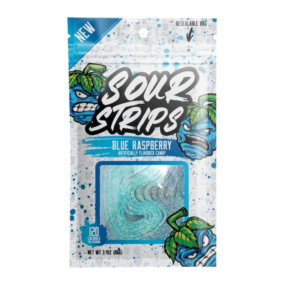 Sour Strips Blue Raspberry (104g) (ONLINE ORDER ONLY)