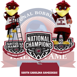 South Carolina Gamecocks 2024 NCAA Women's Basketball National Champions Bobbleheads (ONLINE ORDER ONLY)