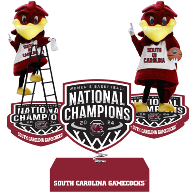 South Carolina Gamecocks 2024 NCAA Women's Basketball National Champions Bobbleheads (ONLINE ORDER ONLY)