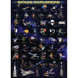 Space Explorers 1000 Piece Jigsaw Puzzle Eurographics (ONLINE ORDER ONLY)