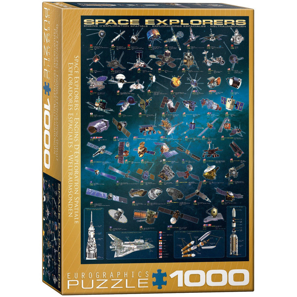 Space Explorers 1000 Piece Jigsaw Puzzle Eurographics (ONLINE ORDER ONLY)