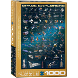 Space Explorers 1000 Piece Jigsaw Puzzle Eurographics (ONLINE ORDER ONLY)