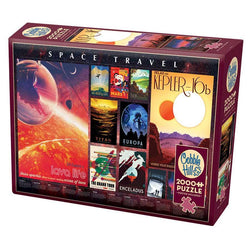 Space Travel Posters 2000 Piece Jigsaw Puzzle Cobble Hill (ONLINE ORDER ONLY)