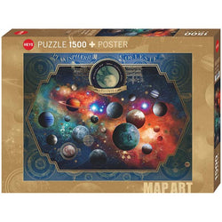 Space World 1500 Piece Jigsaw Puzzle Heye (ONLINE ORDER ONLY)