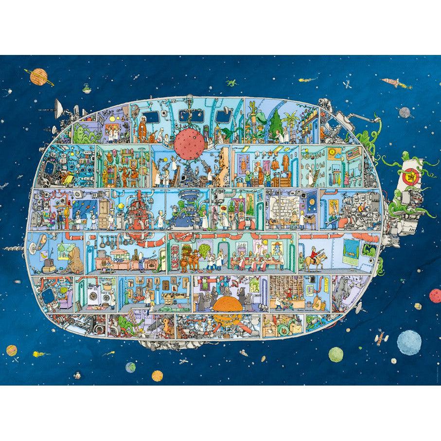 Spaceship 1500 Piece Jigsaw Puzzle Heye (ONLINE ORDER ONLY)