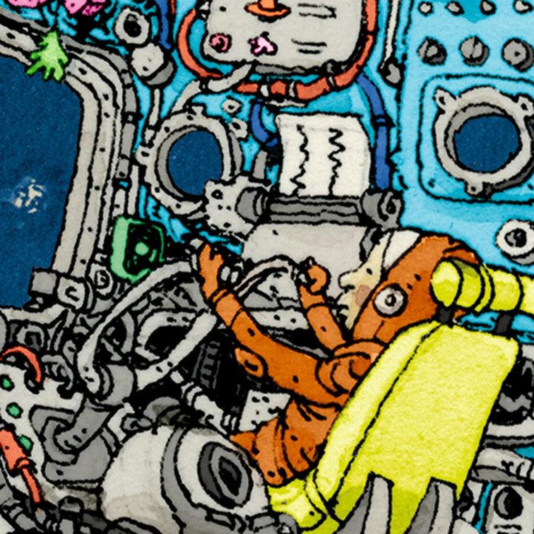 Spaceship 1500 Piece Jigsaw Puzzle Heye (ONLINE ORDER ONLY)
