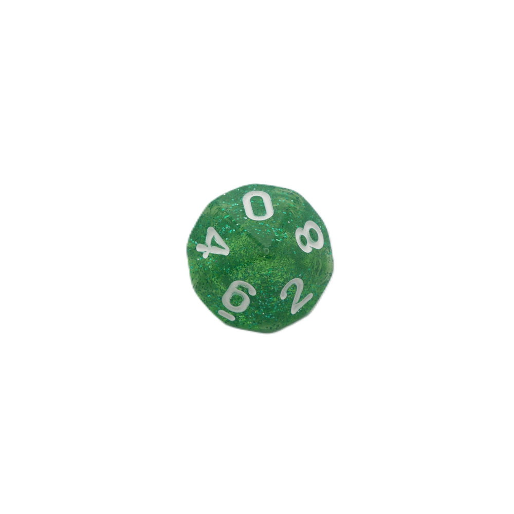 Spearmint Drop - 7 Piece DnD Dice Set | Acrylic RPG Gaming Dice (ONLINE ORDER ONLY)