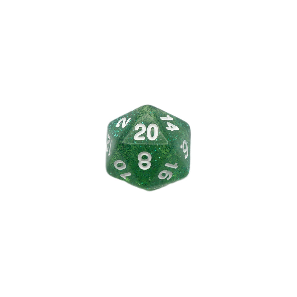 Spearmint Drop - 7 Piece DnD Dice Set | Acrylic RPG Gaming Dice (ONLINE ORDER ONLY)