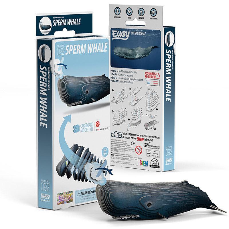 Sperm Whale 3D Cardboard Model Kit Eugy (ONLINE ORDER ONLY)