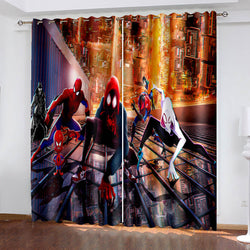 Spider-Man Miles Morales Curtains Blackout Window Drapes (Online Order Only)