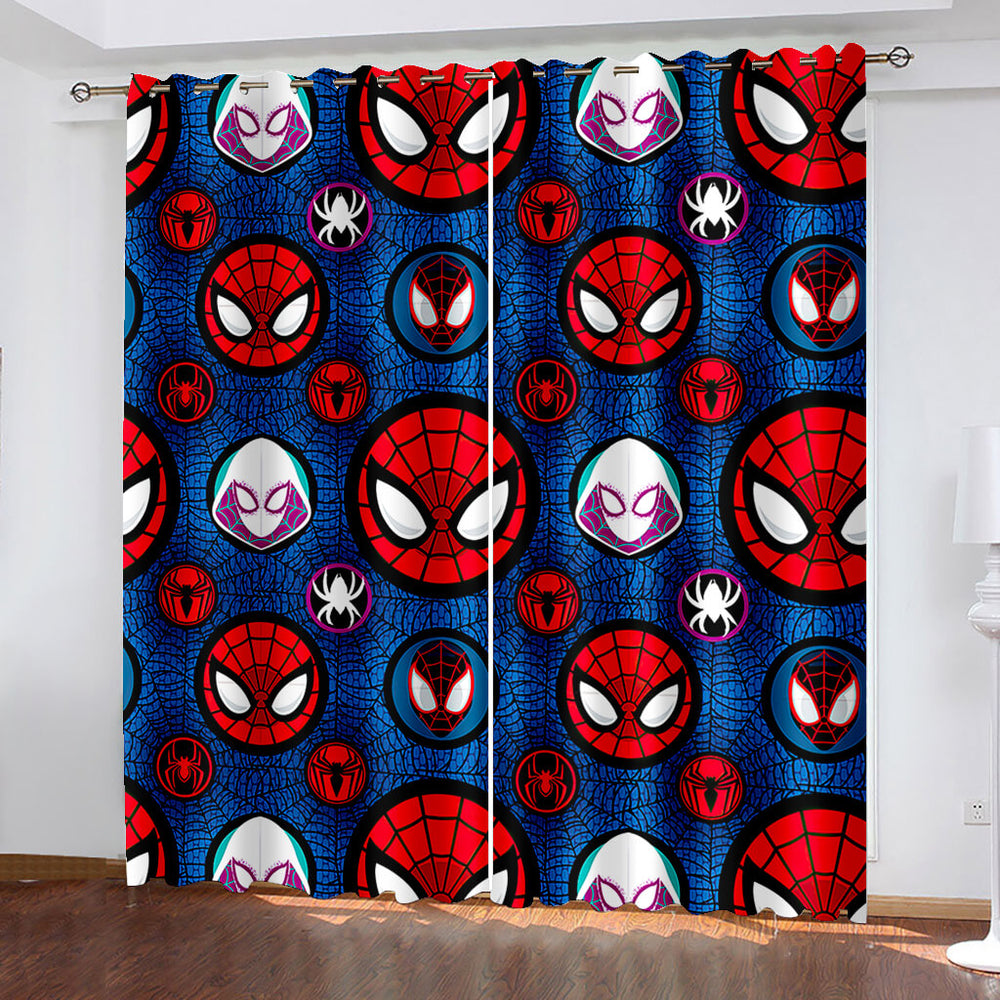 Spider-Man Miles Morales Curtains Blackout Window Drapes (Online Order Only)