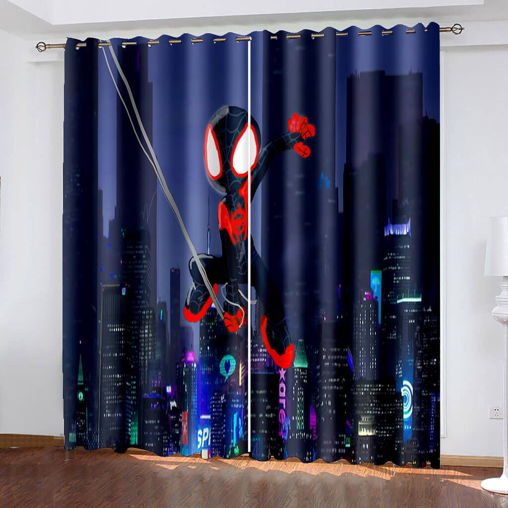 Spider-Man Miles Morales Curtains Blackout Window Drapes (Online Order Only)