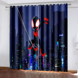 Spider-Man Miles Morales Curtains Blackout Window Drapes (Online Order Only)