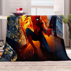 Spider-Man Pattern Blanket Flannel Throw Room Decoration (Online Order Only)