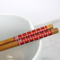 Spider-Man Kanji Manga Panels (Marvel Comics) 5" Ceramic Bowl with Chopsticks (ONLINE ORDER ONLY)