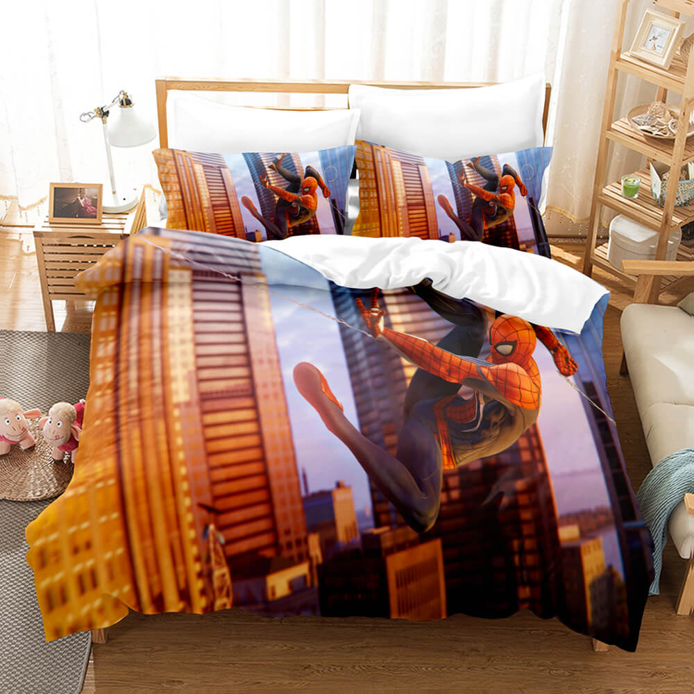 Spider-Man Pattern Bedding Set Quilt Cover Without Filler (Online Order Only)