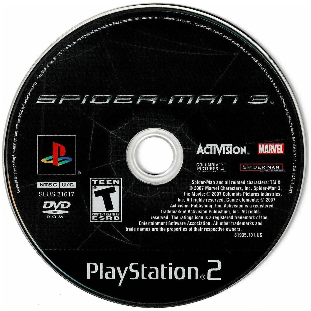 Spiderman 3 - PlayStation 2 (Online Order Only)