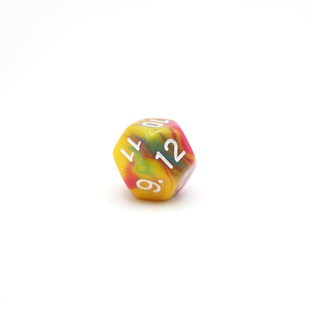 Spiral Lollipop - 7 Piece DnD Dice Set | Acrylic RPG Gaming Dice (ONLINE ORDER ONLY)