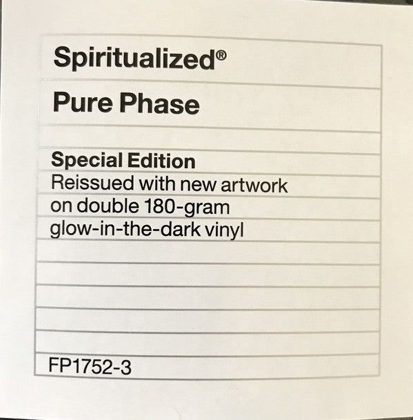 Spiritualized - Pure Phase (Glow in Dark, IEX) [Vinyl] (ONLINE ORDER ONLY)