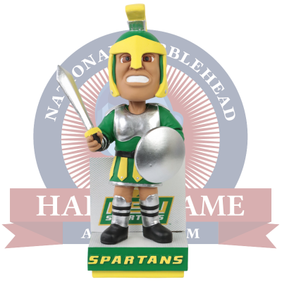 Spiro the Spartan Norfolk State Spartans Mascot Bobblehead (ONLINE ORDER ONLY)