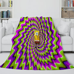 SpongeBob SquarePants Blanket Flannel Kids Room Throw (ONLINE ORDER ONLY)