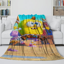 SpongeBob SquarePants Blanket Flannel Kids Room Throw (ONLINE ORDER ONLY)