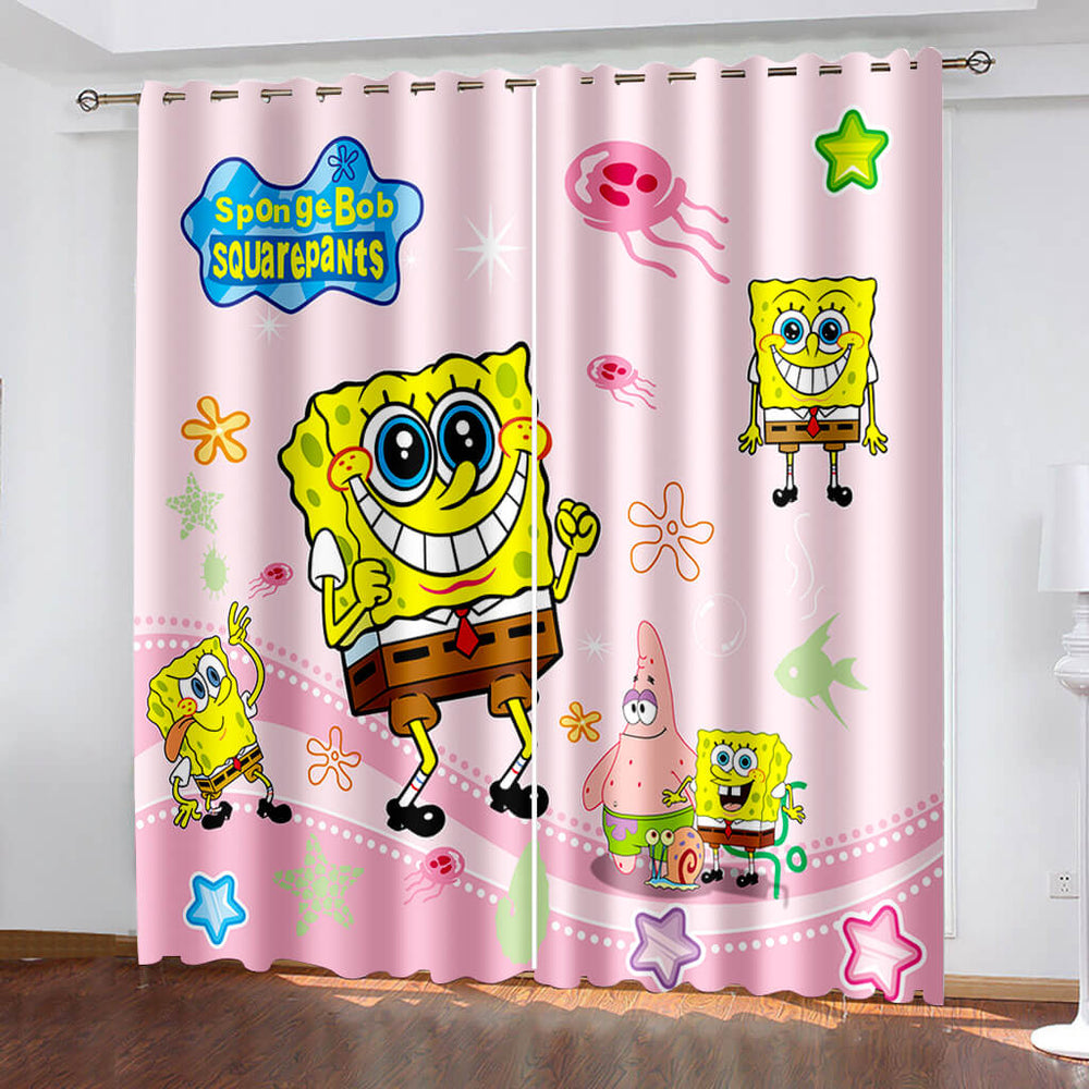 SpongeBob SquarePants Curtains Blackout Window Drapes (Online Order Only)
