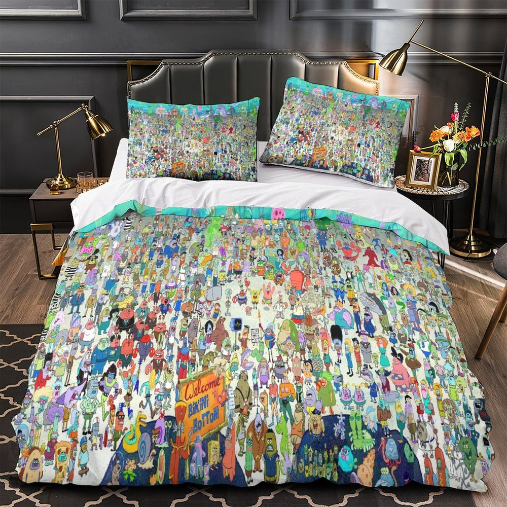 SpongeBob SquarePants Duvet Cover Pattren Bedding Set Without Filler (ONLINE ORDER ONLY)