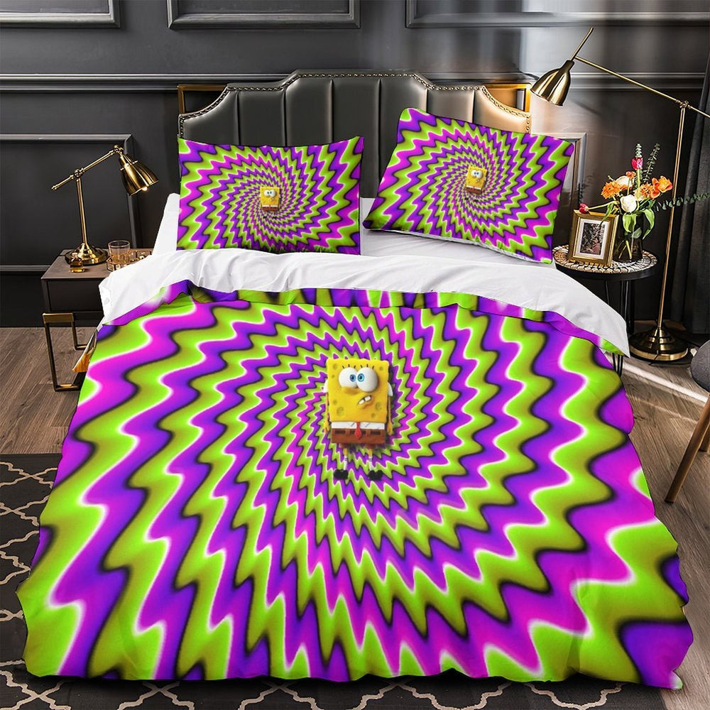 SpongeBob SquarePants Duvet Cover Pattren Bedding Set Without Filler (ONLINE ORDER ONLY)