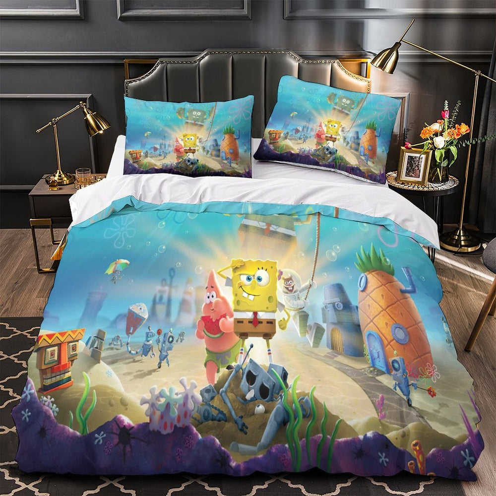 SpongeBob SquarePants Duvet Cover Pattren Bedding Set Without Filler (ONLINE ORDER ONLY)