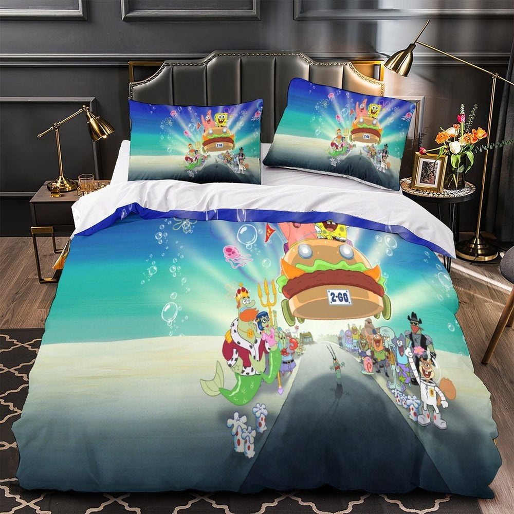 SpongeBob SquarePants Duvet Cover Pattren Bedding Set Without Filler (ONLINE ORDER ONLY)