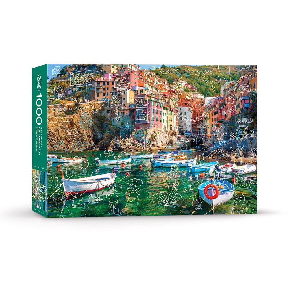 Spring Break at Cinque Terre 1000 Piece Jigsaw Puzzle Fred (ONLINE ORDER ONLY)
