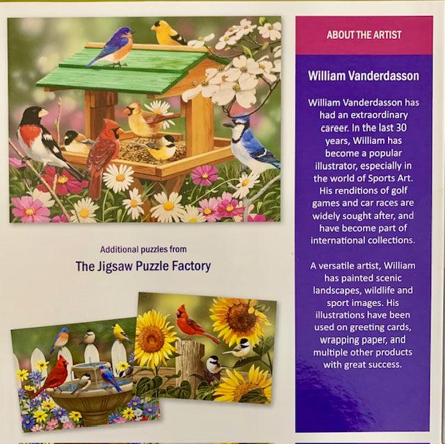 Spring Feast Songbirds 500 Piece Jigsaw Puzzle Leap Year (ONLINE ORDER ONLY)