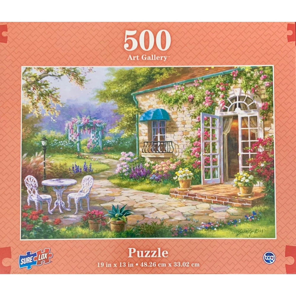 Spring Patio 500 Piece Jigsaw Puzzle Sure Lox (ONLINE ORDER ONLY)