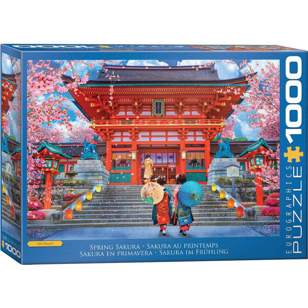 Spring Sakura 1000 Piece Jigsaw Puzzle Eurographics (ONLINE ORDER ONLY)