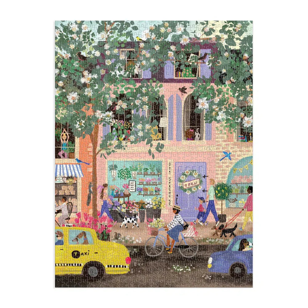 Spring Street 1000 Piece Jigsaw Puzzle Galison (ONLINE ORDER ONLY)