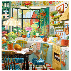 Springtime Kitchen 1000 Piece Jigsaw Puzzle eeBoo (ONLINE ORDER ONLY)