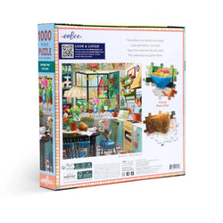 Springtime Kitchen 1000 Piece Jigsaw Puzzle eeBoo (ONLINE ORDER ONLY)