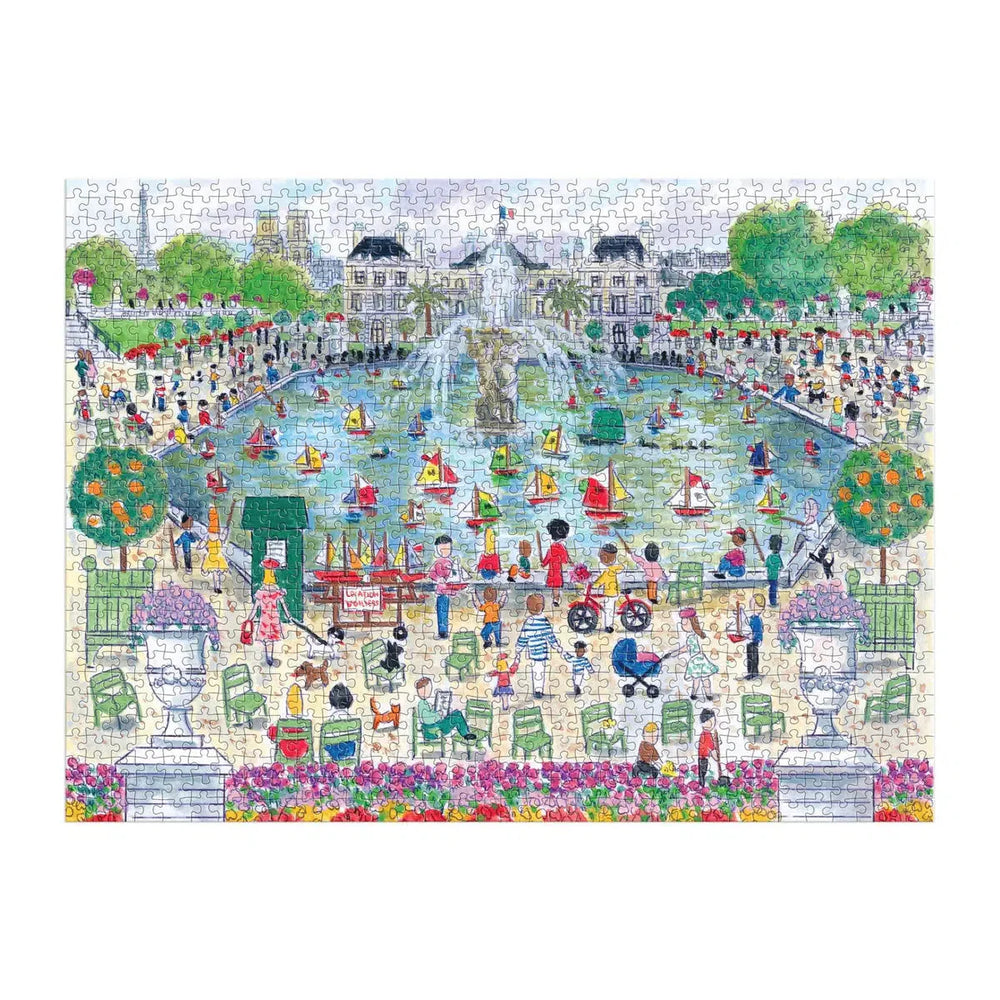 Springtime in Paris 1000 Piece Jigsaw Puzzle Galison (ONLINE ORDER ONLY)