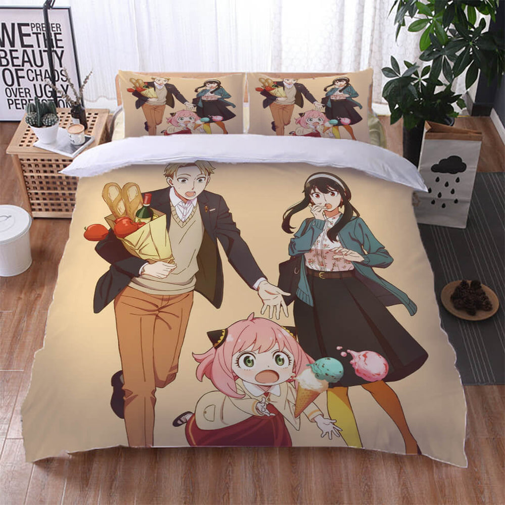 Spy x Family Bedding Set Quilt Covers Without Filler (Online Order Only)