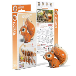 Squirrel 3D Cardboard Model Kit Eugy (ONLINE ORDER ONLY)