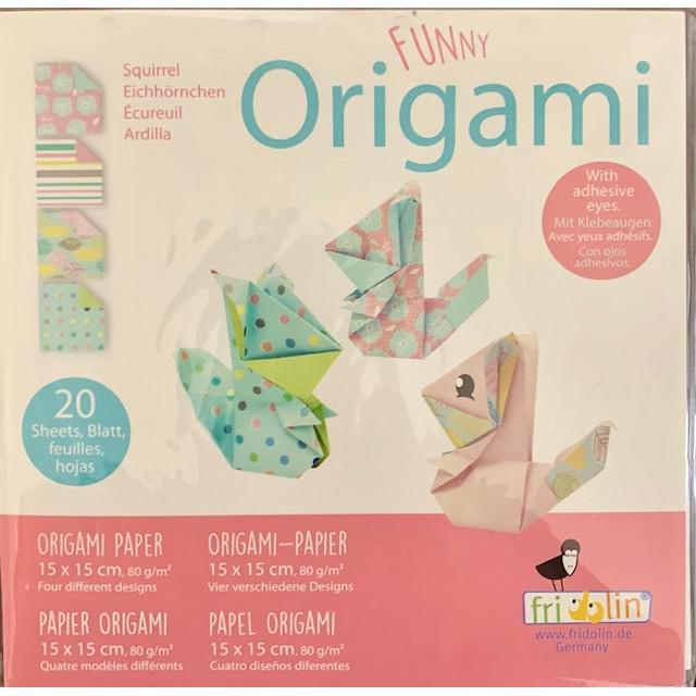 Squirrel Funny Origami Kit Fridolin (ONLINE ORDER ONLY)