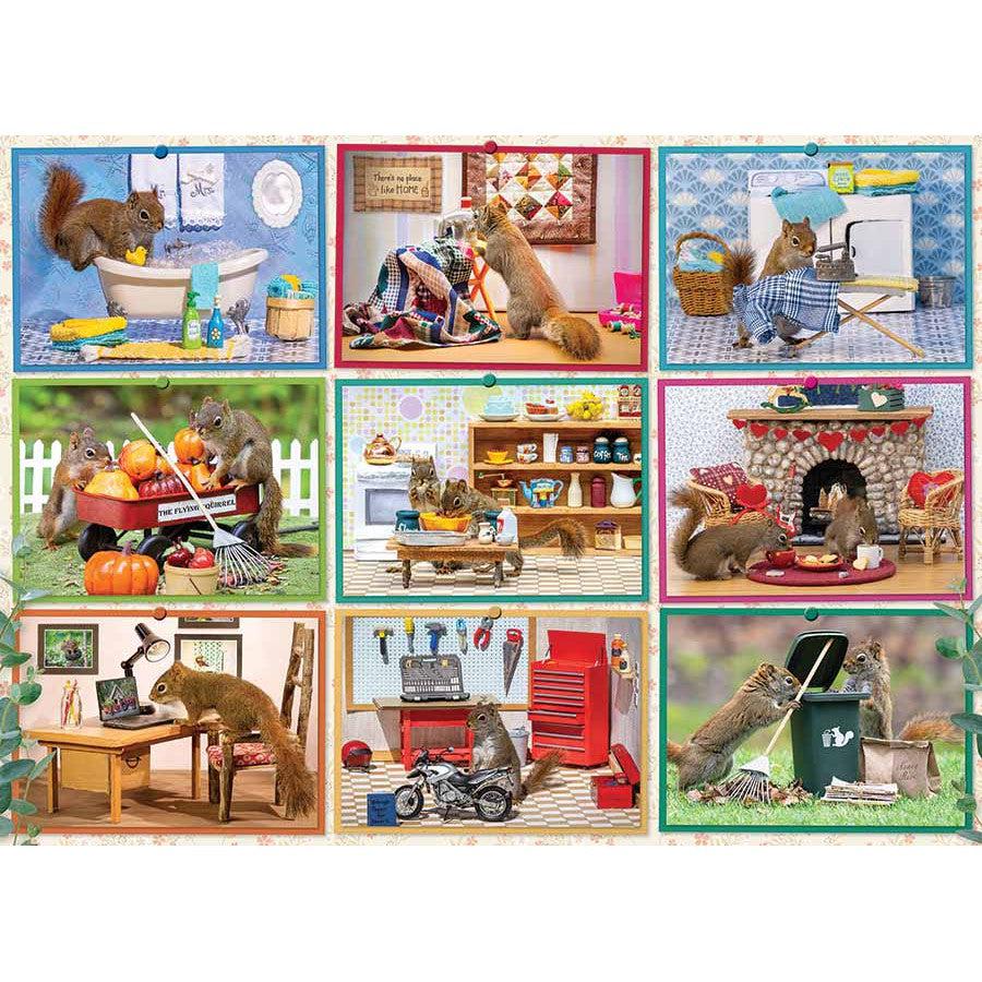 Squirrels at Home 1000 Piece Jigsaw Puzzle Cobble Hill (ONLINE ORDER ONLY)