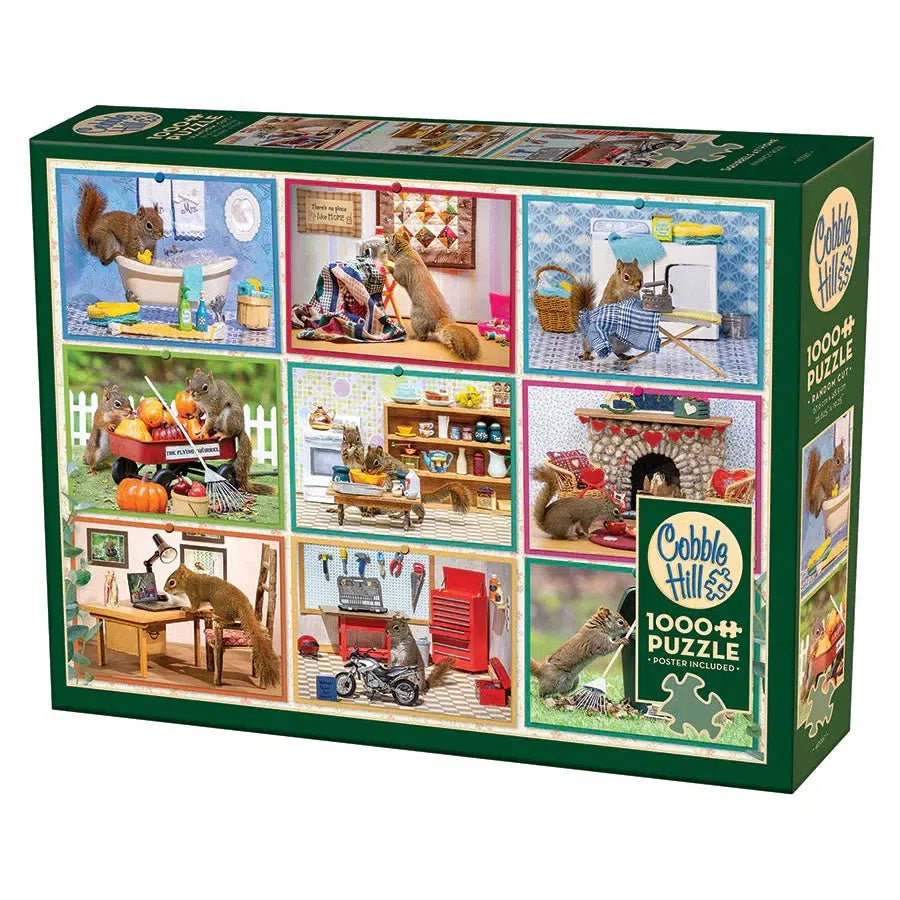 Squirrels at Home 1000 Piece Jigsaw Puzzle Cobble Hill (ONLINE ORDER ONLY)