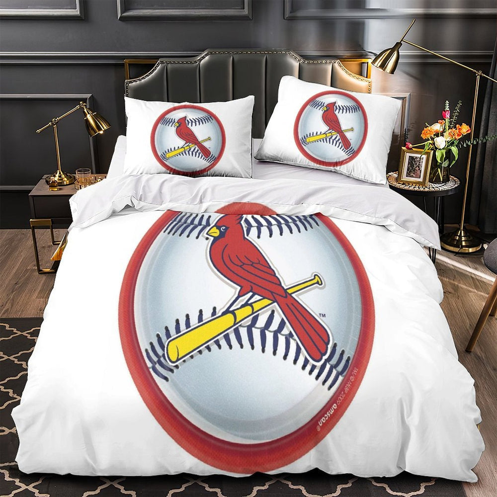 St. Louis Cardinals Bedding Set Quilt Cover Without Filler