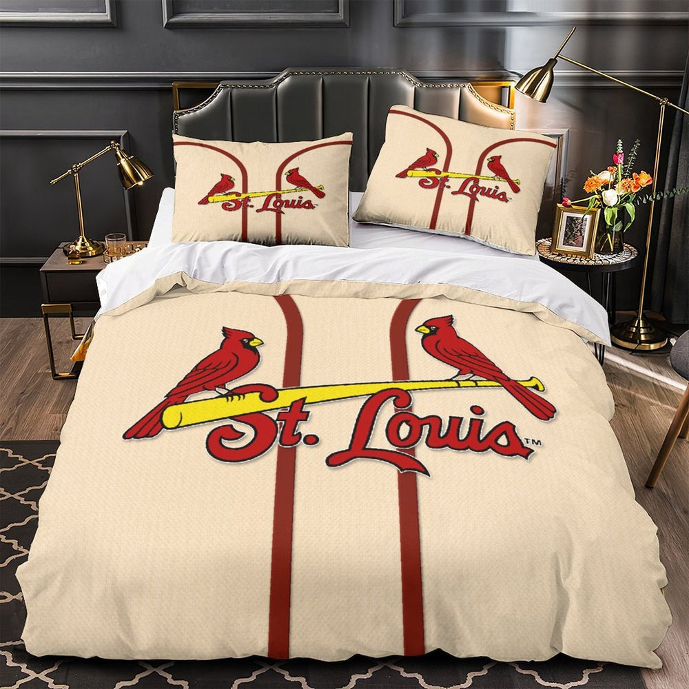 St. Louis Cardinals Bedding Set Quilt Cover Without Filler